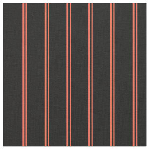 Red and Black Coloured Stripes Pattern Fabric
