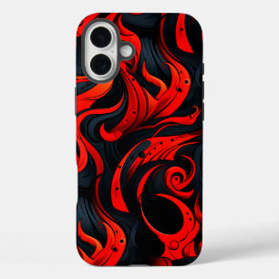 Red and Black Design Phone Case