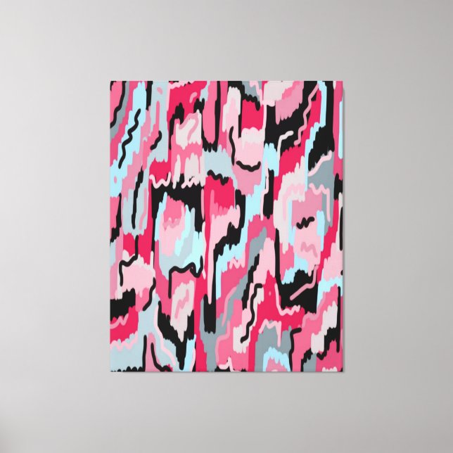 Red and Black Digital Print  (Front)