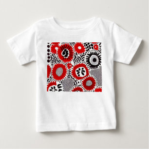 Red and Black Dots Baby T-Shirt