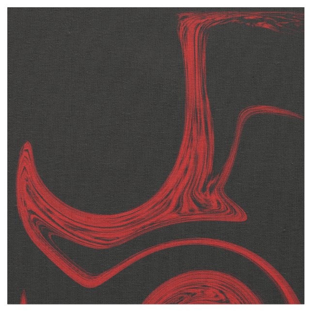 red and black fabric (Close Up)