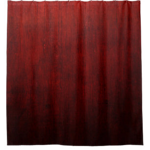 Red and black floral textile