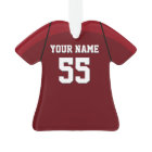 Red and Black Football Jersey