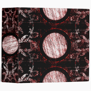 Red and Black Gothic Moon Binder