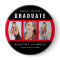Red and Black Graduation Photo Collage Custom