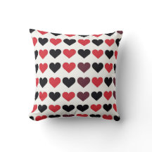 Red and Black Heart Pattern