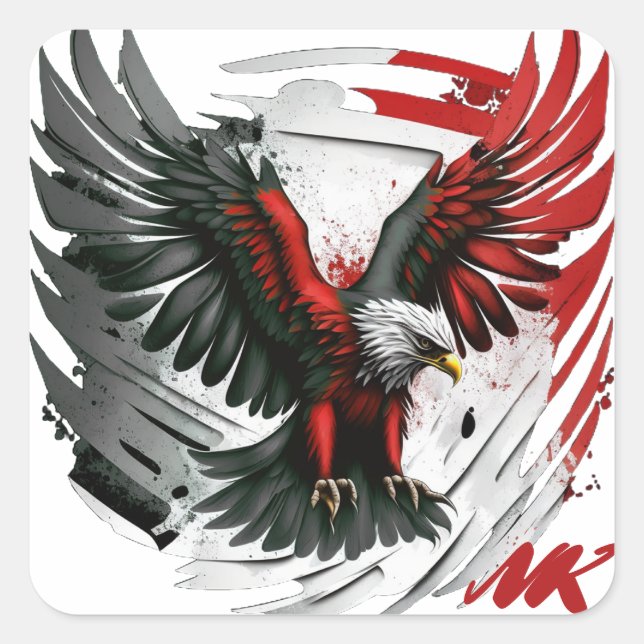 red and black labels (Front)