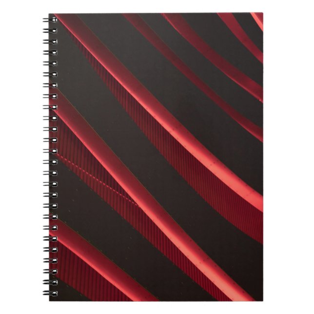 Red and black logo notebook (Front)