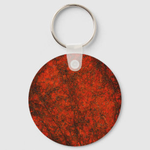 Red and Black Marble Pattern Keychain