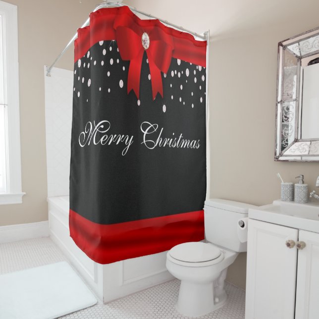 Red and Black Merry Christmas (In Situ)