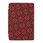 Red and Black Patterned iPad Case