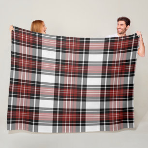 Red And Black Plaid Fleece Blanket