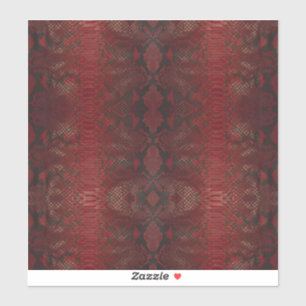 Red and Black Python Print