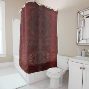 Red and Black Python Print