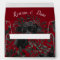 Red and Black Rose Gothic Wedding Envelopes