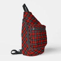 Red and Black Scottish Tartan Plaid