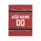 Red and Black Sports Jersey Personalized
