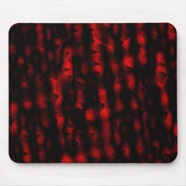 Red and Black Texture Mouse Pad (Front)