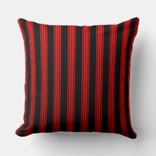 Red And Black Throw Pillow