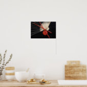 Red and Black Zen Poster (Kitchen)