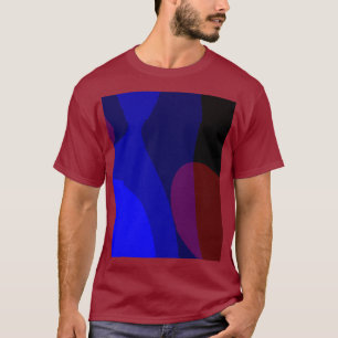 Red And Blue Abstract Art 601 T-Shirt