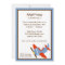 Red and Blue Airplane Birthday Party Invitations