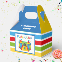 Red and blue Bounce house