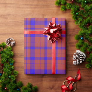 Red and blue Buffalo Plaid Wrapping Paper