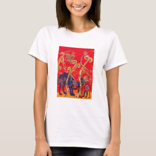 Red and Blue Camels T Shirt