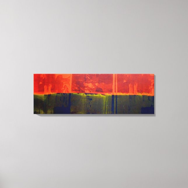 Red and Blue Canvas Print (Front)