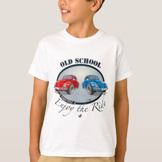 Red and Blue cars with inscription T-Shirt