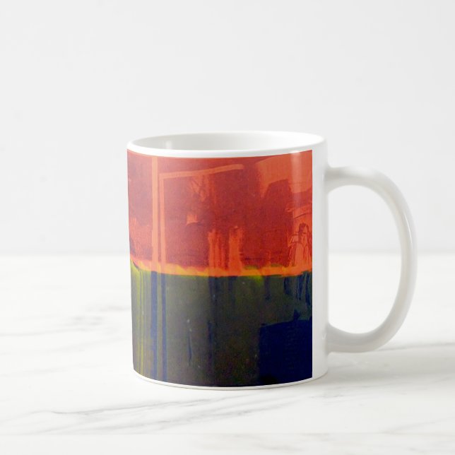 Red and Blue Coffee Mug (Right)