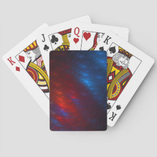 Red and Blue Fractal Playing Cards