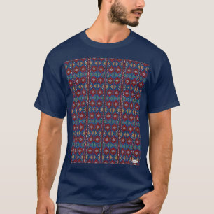 Red and Blue Inspired Design T-Shirt HAMbWG