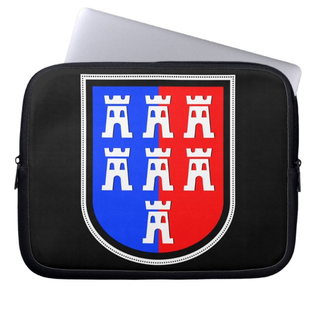 Red and Blue, it has to be Laptop Sleeve (Front)