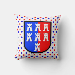 Red and Blue, it has to be Throw Pillow
