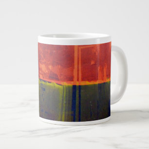 Red and Blue Large Coffee Mug
