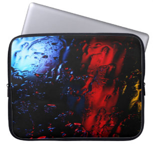 Red and blue LED lamp Laptop Sleeve