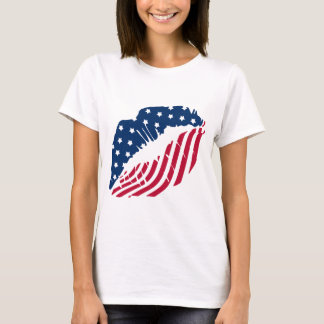 Red and Blue Lips Shirt