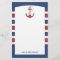 Red and Blue Nautical Anchor