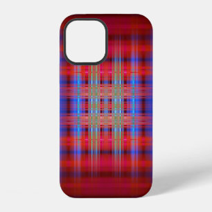 Red and blue pattern Case-Mate iPhone case