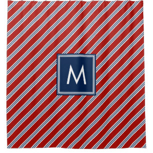 Red and Blue Preppy Stripes