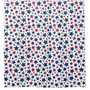 Red and Blue Stars - American flag pattern