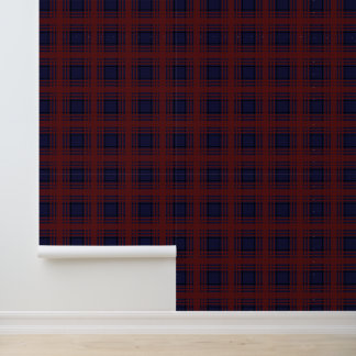 Red and Blue Tartan Plaid Wallpaper