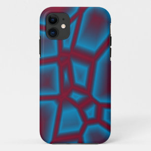 red and blue texture iPhone 11 case