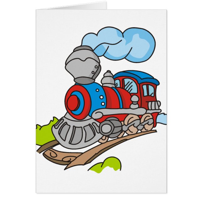 Red and Blue Train (Front)