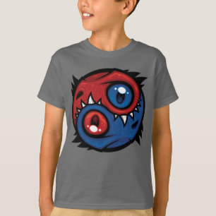 Red and Blue Yin Yang Dragons T-Shirt