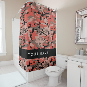 Red and Brown Camouflage Your name Personalize