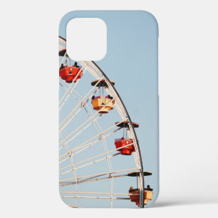 Red and brown carousel iPhone 12 case