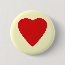 Red and Cream Love Heart Design.